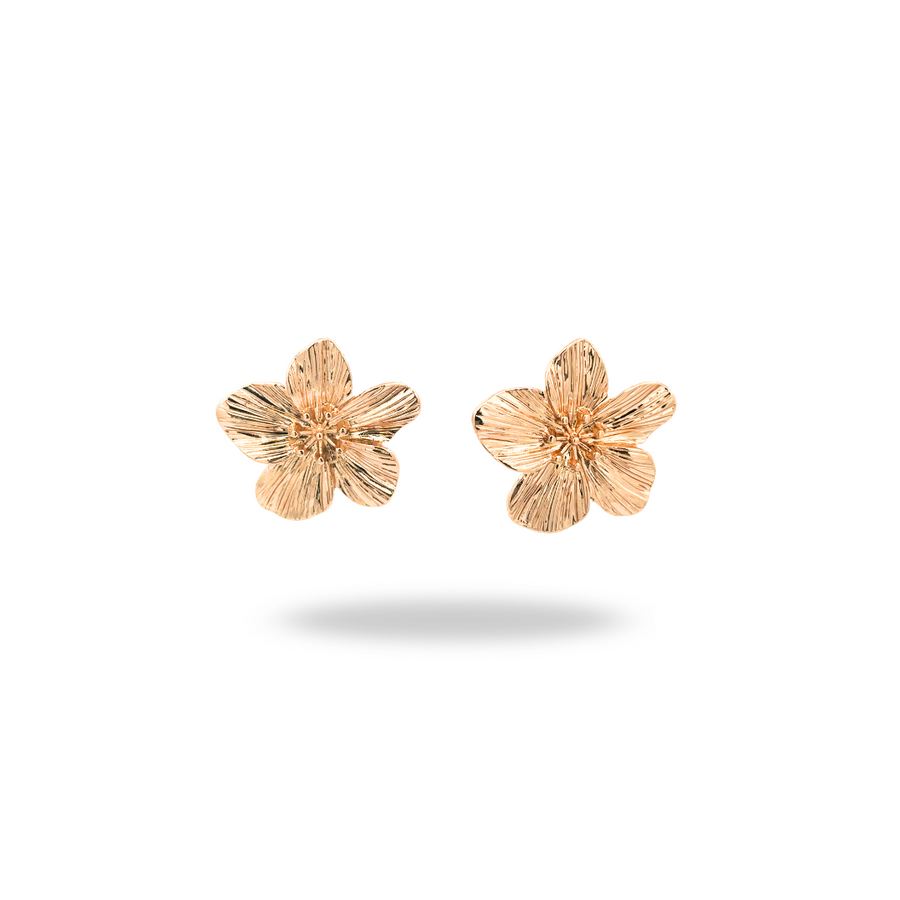 Aretes Flor Texturizada  – Belleza que florece contigo