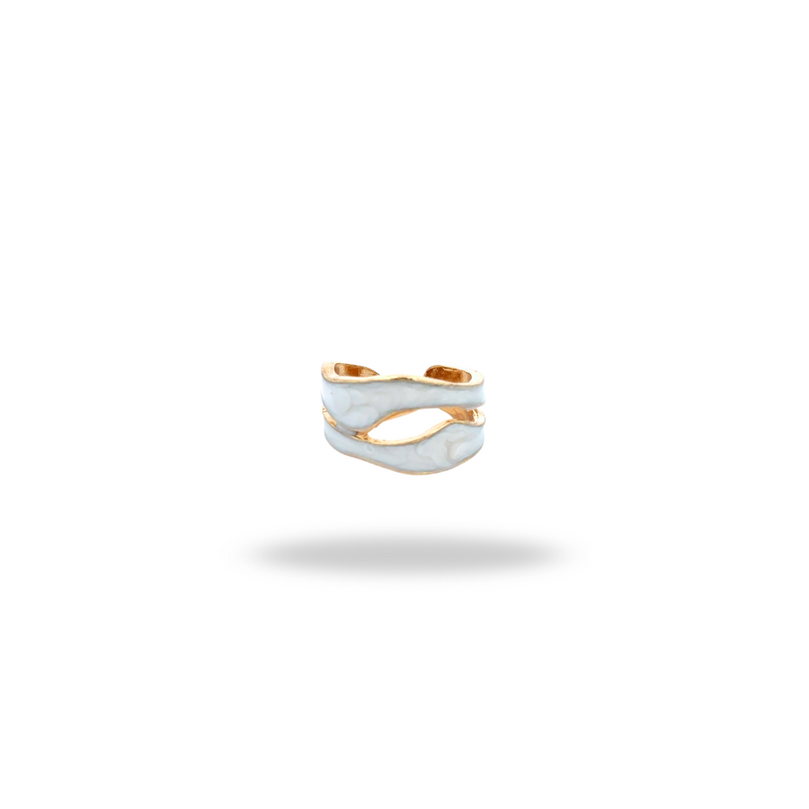 Anillo Abierto Marmoleado – Arte en tus manos