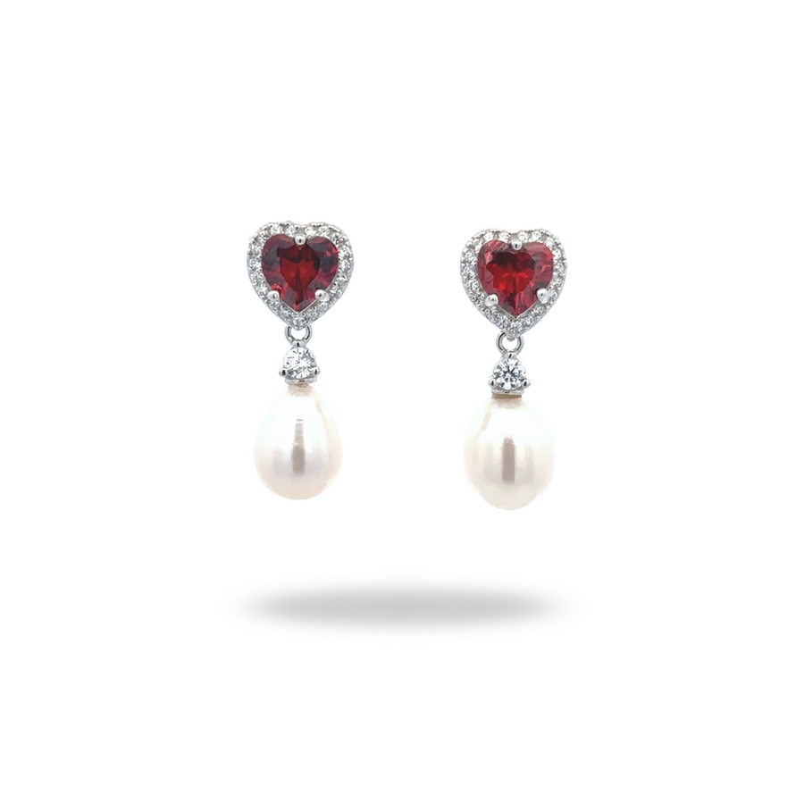Aretes Romance Clásico – Amor, brillo y elegancia eterna