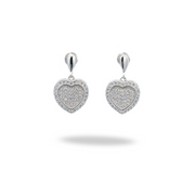 Aretes Corazón Pavé – Amor que Resplandece
