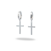 Aretes Cruz Clásica – Fe, Fuerza y Estilo