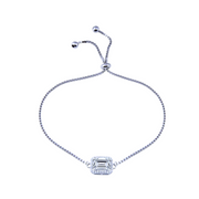 Pulsera Luz Central – Plata 925 con rodio