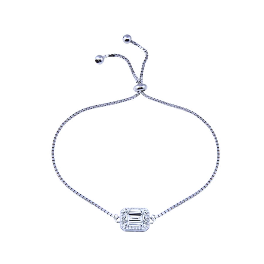 Pulsera Luz Central – Plata 925 con rodio