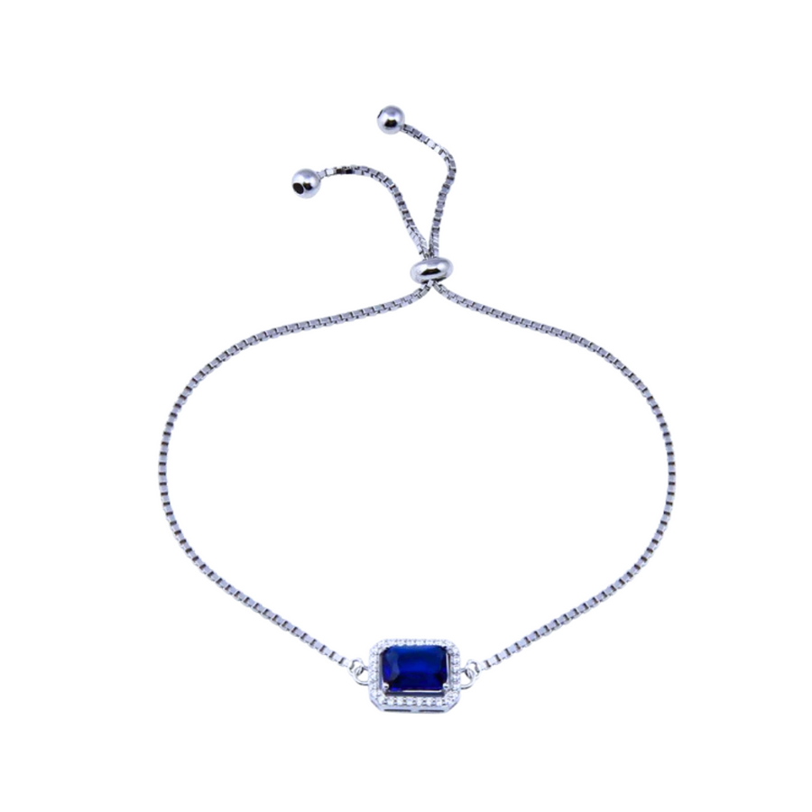 Pulsera Luz Central – Plata 925 con rodio