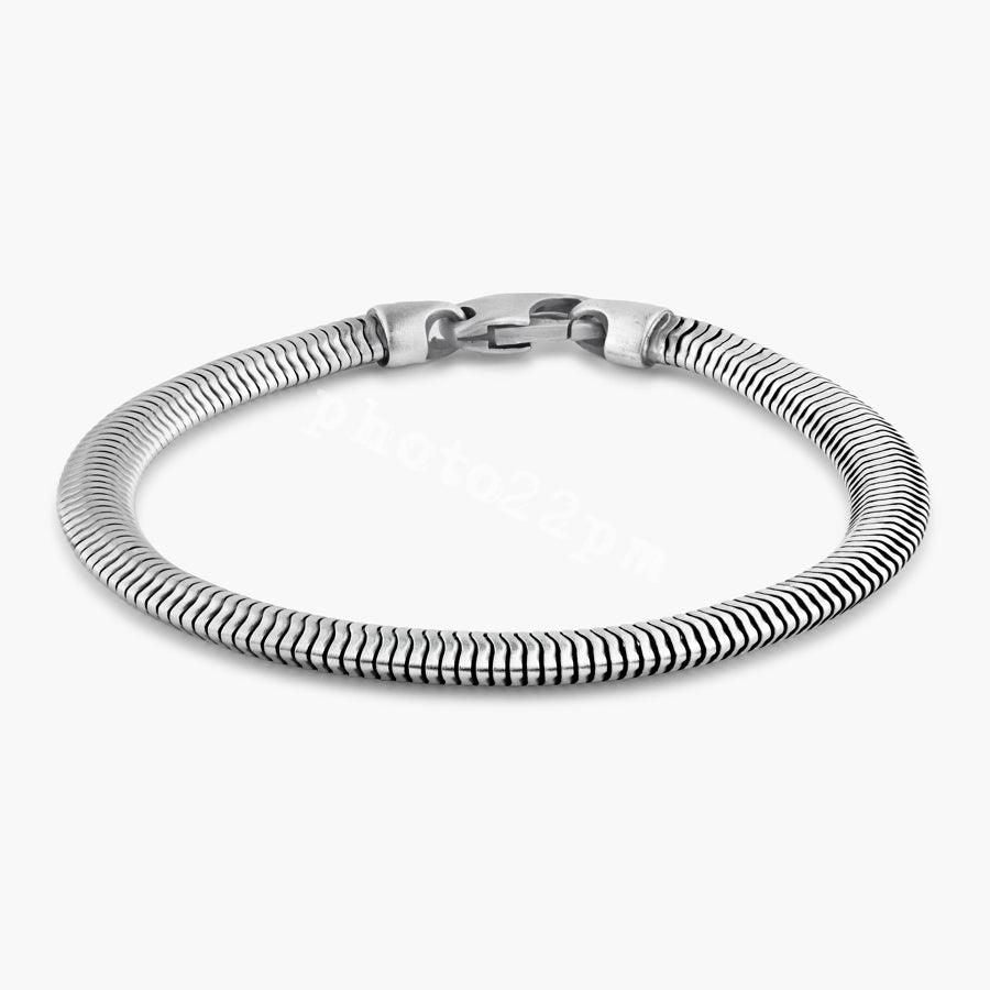 Pulsera Serpiente Hueca Mate en Plata 925 – Vanguardia en tu muñeca