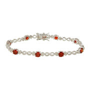 Pulsera Tenis Infinito de Colores en Plata 925 – Color que brilla