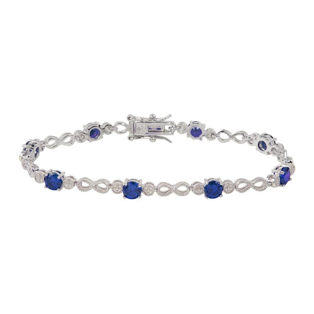 Pulsera Tenis Infinito de Colores en Plata 925 – Color que brilla