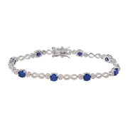 Pulsera Tenis Infinito de Colores en Plata 925 – Color que brilla