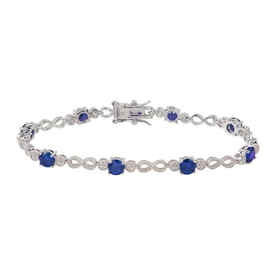Pulsera Tenis Infinito de Colores en Plata 925 – Color que brilla