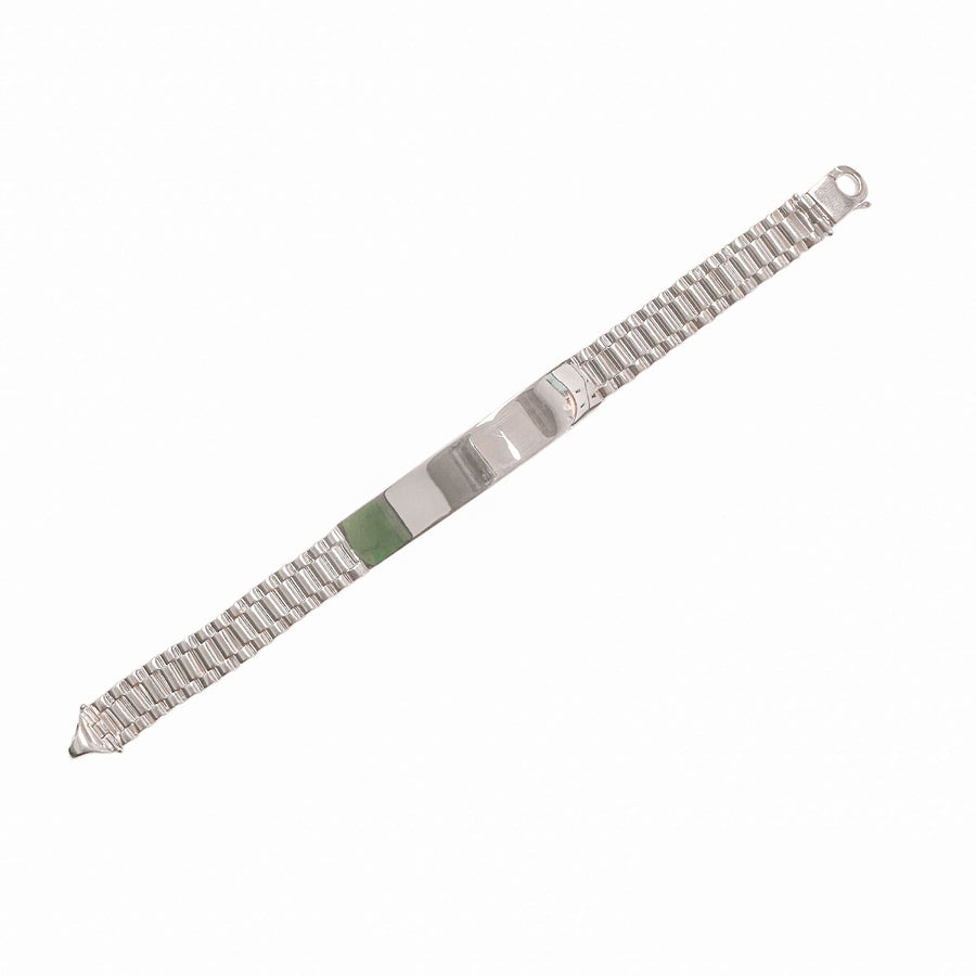 Pulsera Esclava Correa de Reloj en Plata 925 – Elegancia de 10 mm